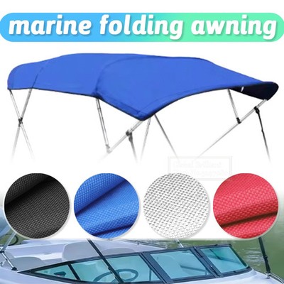 600D 4Bow Bimini Top Bootsverdeck Sonnenverdeck 3Bow Boot Sonnensegel Sonnendach