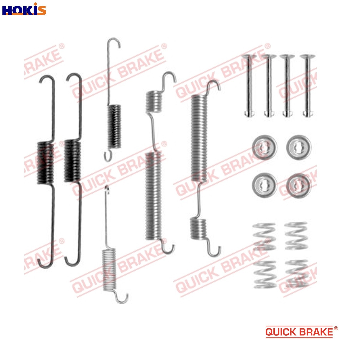 ACCESSORY KIT BRAKE SHOES 105-0824 FOR HYUNDAI ATOZ/AMICA ATOS SANTRO/XING 1.0L