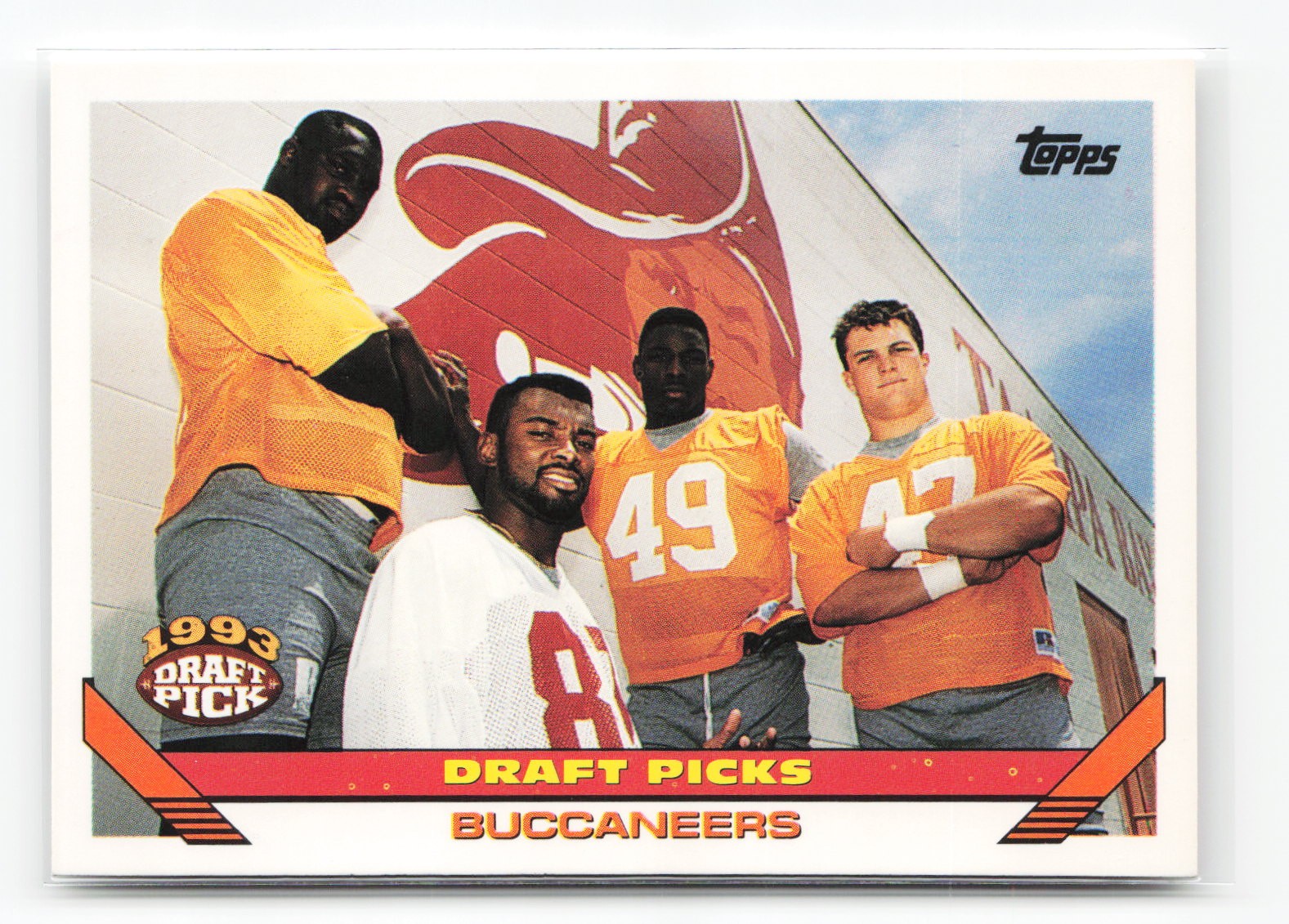 1993 Topps Eric Curry / Lamar Thomas / Demetrius DuBose / John Lynch RC #230 Buc