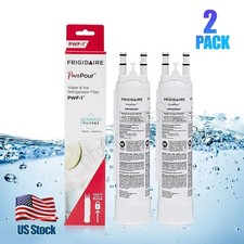 2 Pack Frigidaire PWF-1 FPPWFU01 Refrigerator PurePour Water &Ice Filter,US NEW