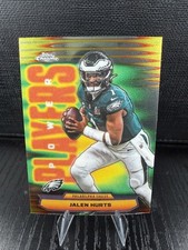 2025 Topps Chrome Football Jalen Hurts Refractor Power Players #PP-4 Eagles 