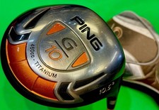 PING G10 DRIVER 10.5 DEGREE GAME IMPROVEMENT REGULAR FLEX PROFORCE SHAFT 24 HOUR