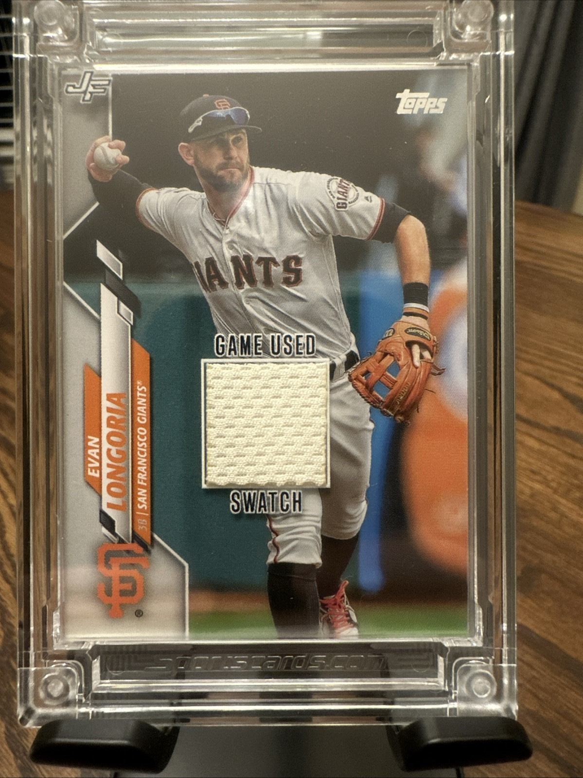 You Get 2 2022 Jersey Fusion Evan Longoria Game Used Swatch