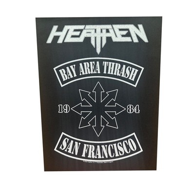 Large Heathen Bay Area Thrash Sew On Battle Jacket Back Patch - OFFICIAL