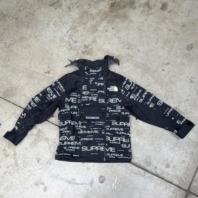 The North Face x Supreme Black Logo Hooded Zip Jacket Men s Size S