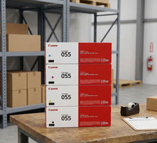 Canon 055 Toner Set  Black Cyan Magenta Yellow  For MF743Cdw MF741Cdw