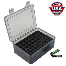 Battery Storage Organizer Case Holds 54 AA AAA Batteries Holder Storage Box Save