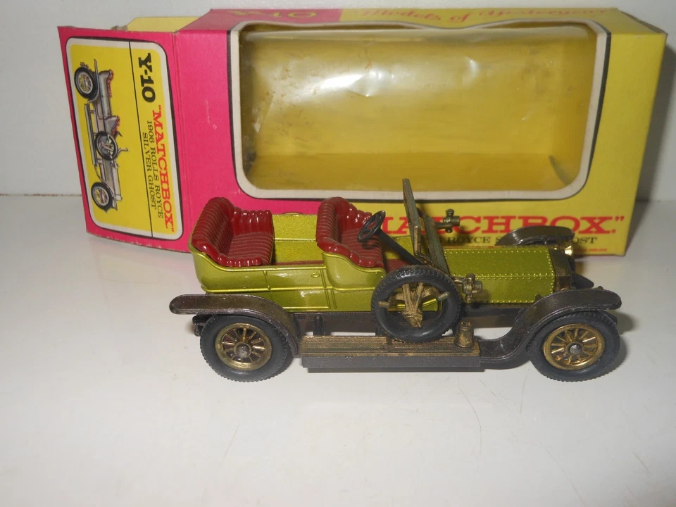 1960s MATCHBOX Y-10 MODELS OF YESTERYEAR 1906 Rolls Royce Silver Ghost  toy - Image 4 of 4