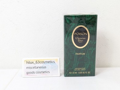 Poison BY CHRISTIAN DIOR 7.5ML Vintage PARFUM SPRAY Discontinued Fragrance