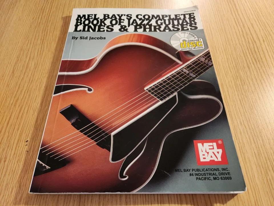 MEL BAYS COMPLETE BOOK OF JAZZ GUITAR LINES & PHRASES - GUITAR TUTOR BOOK - Image 3 of 4
