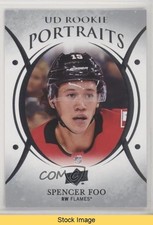 2018-19 Upper Deck UD Portraits Rookies Spencer Foo #P-94 READ vm9