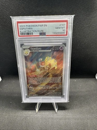 Pokémon TCG Espathra Paradox Rift 197 🔥PSA 10🔥 Illustration rare