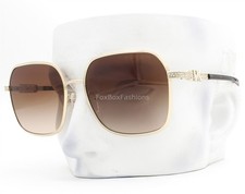 Michael Kors Cadiz Sunglasses Pale Gold Clear Crystals MK1145B 101413 case