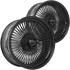 20x8 La Wire Wheels Fwdstandard 150-spoke Straight Lace Custom Rims 4pcs A1