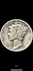 Mercury Dime 1939-S F Collector’s Choice Silver