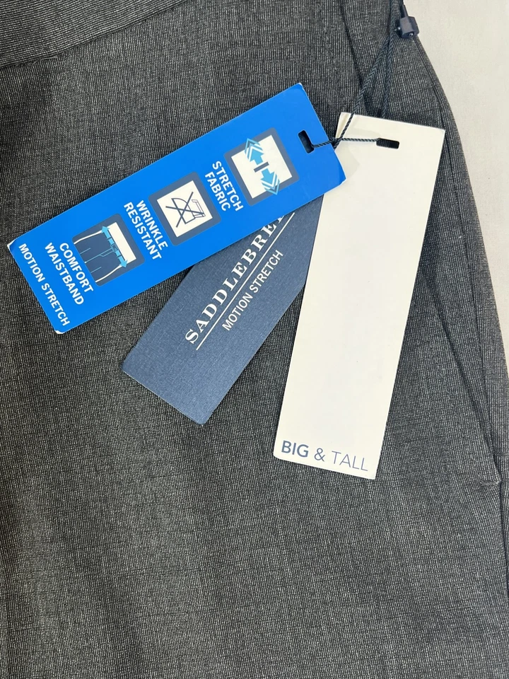 Pantalones Saddlebred Para Hombre 48x30 Movimiento Elastizados Grandes y Altos Resistentes a las Arrugas Comodidad Foto 4 de 4