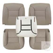 Driver Passenger Bottom Top Lean Back Replacement Seat Covers Driver Foam