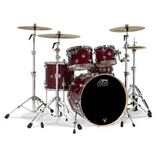 DW Performance 4pc Drum Set 20/10/12/14 Cherry Stain