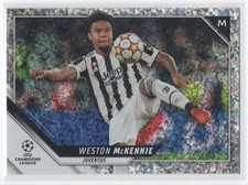 2021 Topps UEFA Champions League Sparkle Foil Weston McKennie Juventus #30