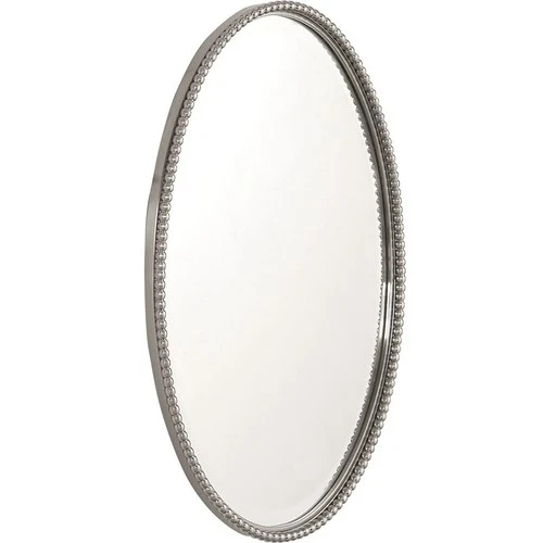 UTTERMOST 1102 B  SHERISE BRUSHED NICKEL OVAL VANITY MODERN MIRROR WALL DECOR - Picture 5 of 5