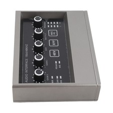 48V Live Sound Card With DSP Reverb Sound Card Mixer For PC IOS