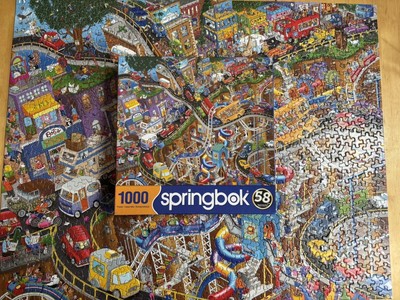 Springbock Getting Away 1000 Teile Puzzle zufälliger Schnitt - vollständig
