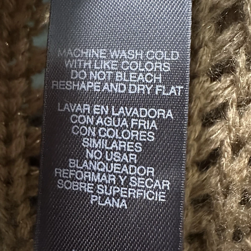 Bisou Bisou 女式毛衣开衫耸肩 Med 金属金色纽扣 — 第 4/4 张图片