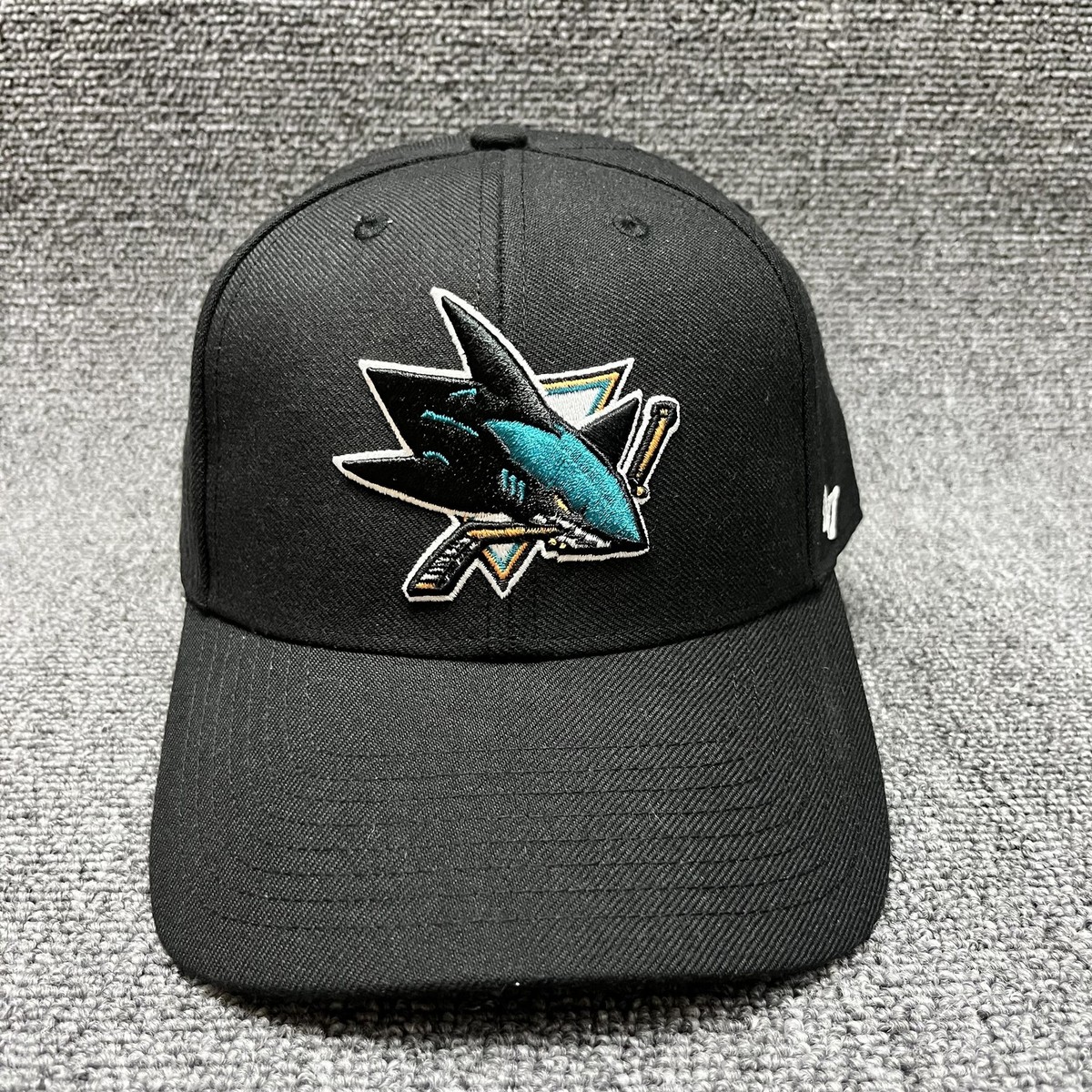 '47 Brand San Jose Sharks NHL MVP Adjustable Cap Black Hat