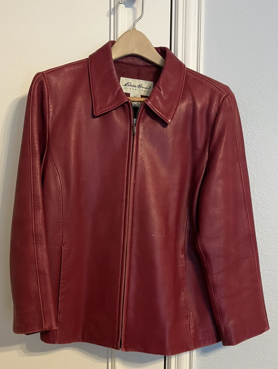 Eddie Bauer Leather Outer Shell Coats, Jackets & Vests for Women