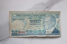 Turkey 500 Lirasi 1970