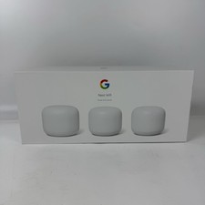 Google Nest Wifi Router and 2 Access Points-Snow Models H2D H2E