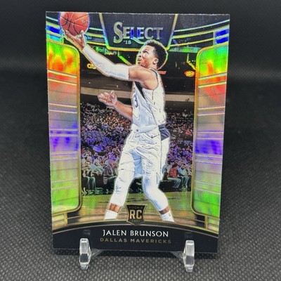 2018-19 Panini Select Jalen Brunson #8 Concourse RC Rookie Silver Prizm