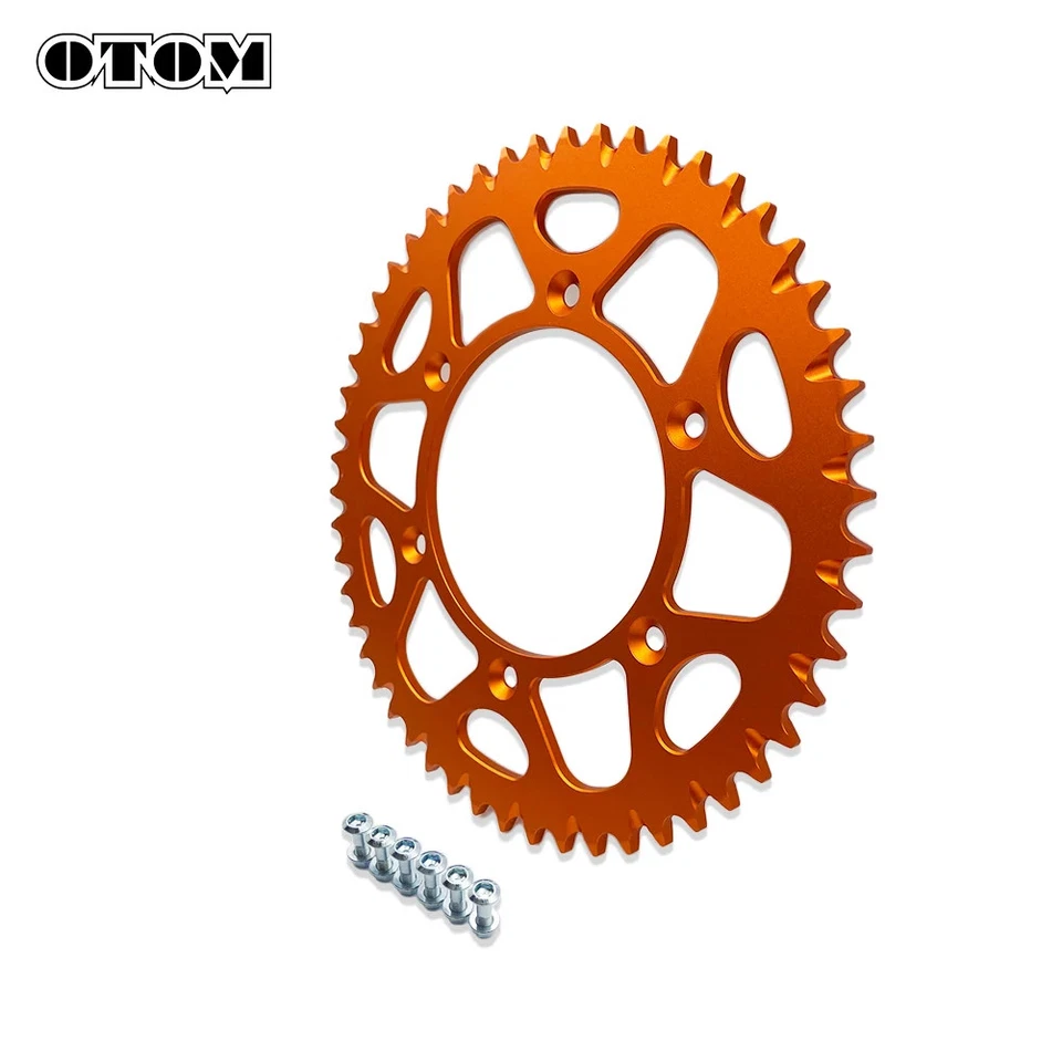 Piñón de cadena trasero Motocross 52T 520 cadenas CNC para KTM GASGAS HUSQVARNA Foto 3 de 4