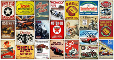 MOTOR CYCLE BIKE CAR Signs Metal SPORT TT Man Cave Vintage Wall Art Décor Shed