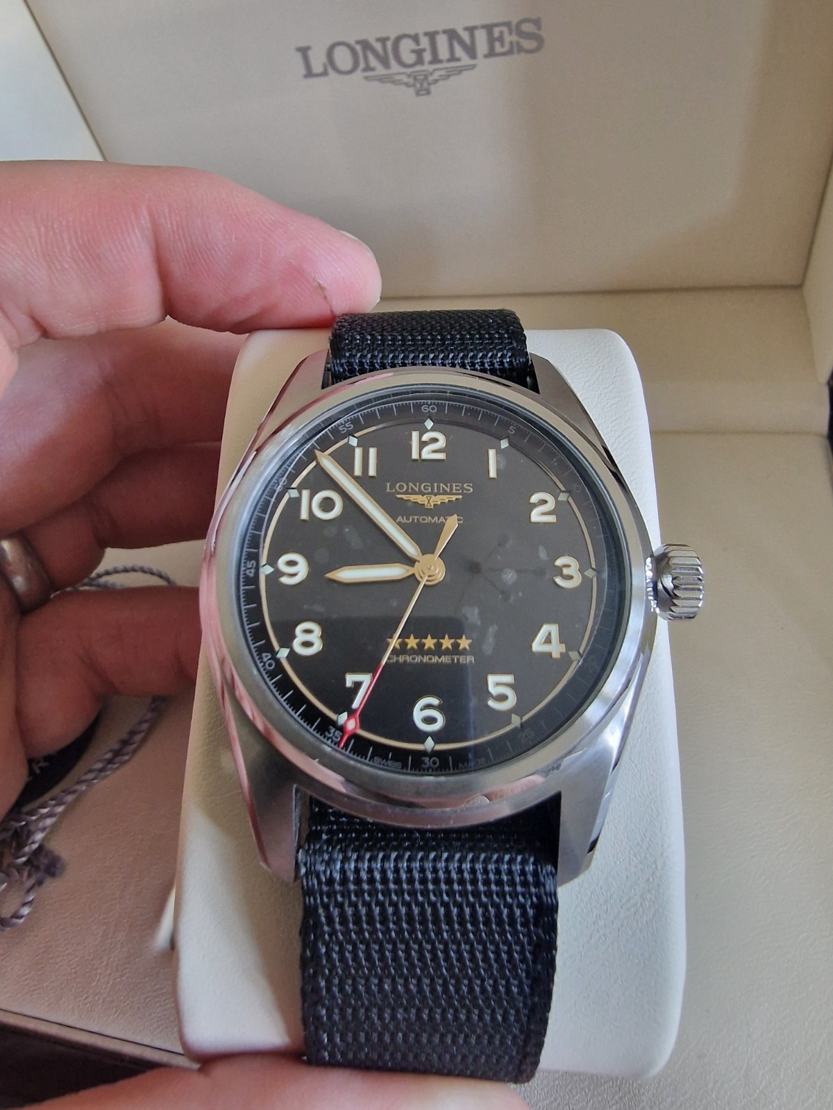 Longines Spirit Titanium - Immaculate - Sticker still on Sapphire Crystal