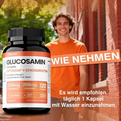 Glucosamine Complex - Lindert Gelenkschmerzen und Entzündungen, Boswellia, MSM