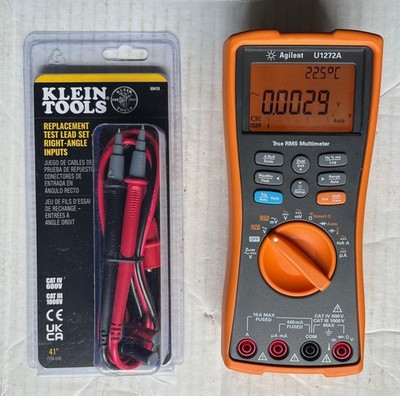 Agilent U1272A True RMS Digital Multimeter (4.5 Digits) New Leads (1000V / 10A)