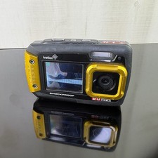 Ivation 20MP Underwater Shockproof Dual Screen Digital Camera Yellow