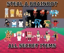 Steal A Brainrot | All Secret Items | SAB Rare Secrets | SUPER FAST DELIVERY