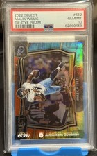 2022 Malik Willis Rookie Select TIE-DYE Prizm /25 PSA 10 RC #452