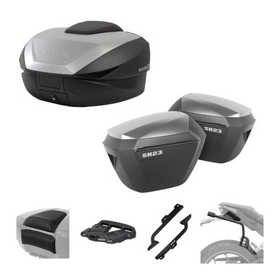 SHAD Trunk Kit SH59X and SH23A Suitcases for Benelli 500 TRK 502 2020-2026