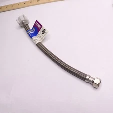 Brass Craft Toilet Connector 1/2 Flare x 7/8 Ballcock x 2 IBF3-12DLF