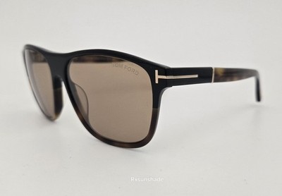 Tom Ford Sunglasses NEW TF 1081 Frances Color 05E Black Brown Square Size 58
