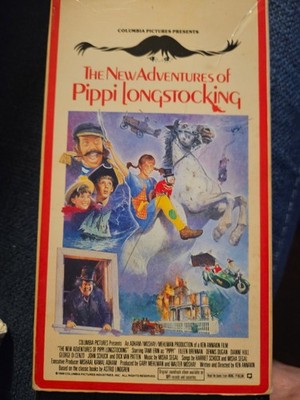 The New Adventures of PIPPI LONGSTOCKING (VHS, 1988) Columbia Family Movie