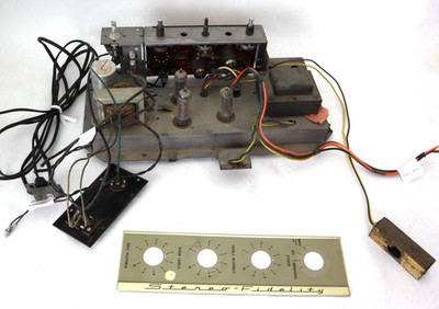 12AX7 Stereo Tube Amplifier Amp W Phono Preamp | VTG Webcor Musicale 62P029-I