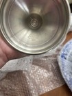 Vintage Preisner Pewter Trumpet Vase, Weighted Base — photo 2