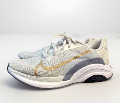 Nike Women Zoom X SuperRep Surge Running Shoes 9 Pure Platinum Gold CK9406-049