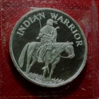 Indian Warriors-Indigenous People Round 1 Troy oz.999 Fine Silver w/Capsule
