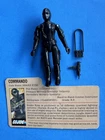 1982 GI JOE SNAKE EYES Straight arm V1 100% Complete TIGHT joints File Card NICE