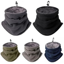 Winter Motorcycle Face Mask Fleece Neck Warmer Windproof Balaclava for Cycling